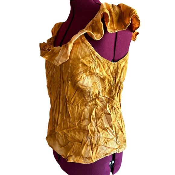 Womens Top Size Large Reworked Tie Dye Hippie Cottage Summer Travel Cruise Wear - Picture 1 of 6